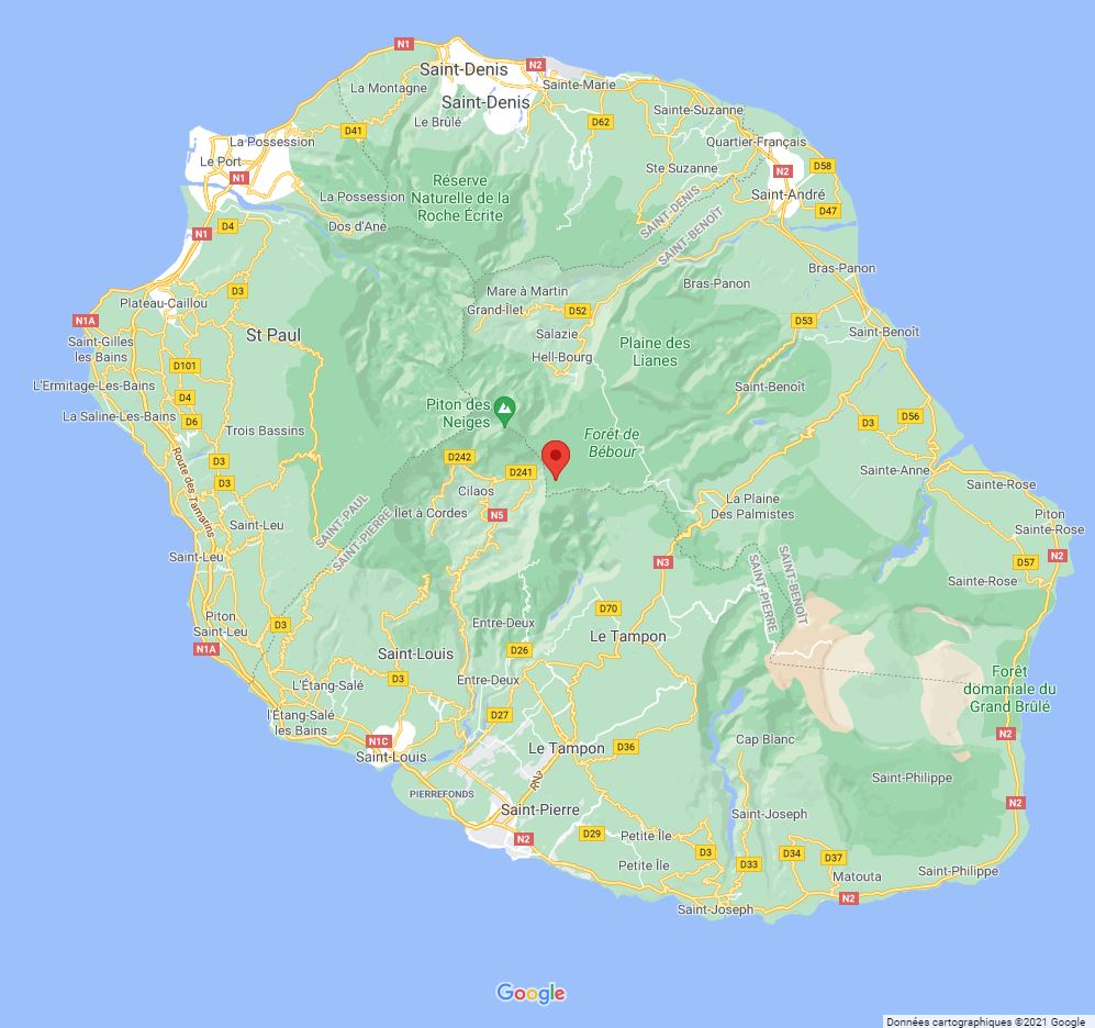 Les merveilles de l'Ile de la Réunion  Carte de la reunion, La reunion, Ile  de la reunion